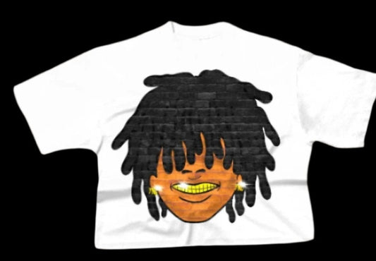 "$YNC CROPPED BOX FIT TEE"
